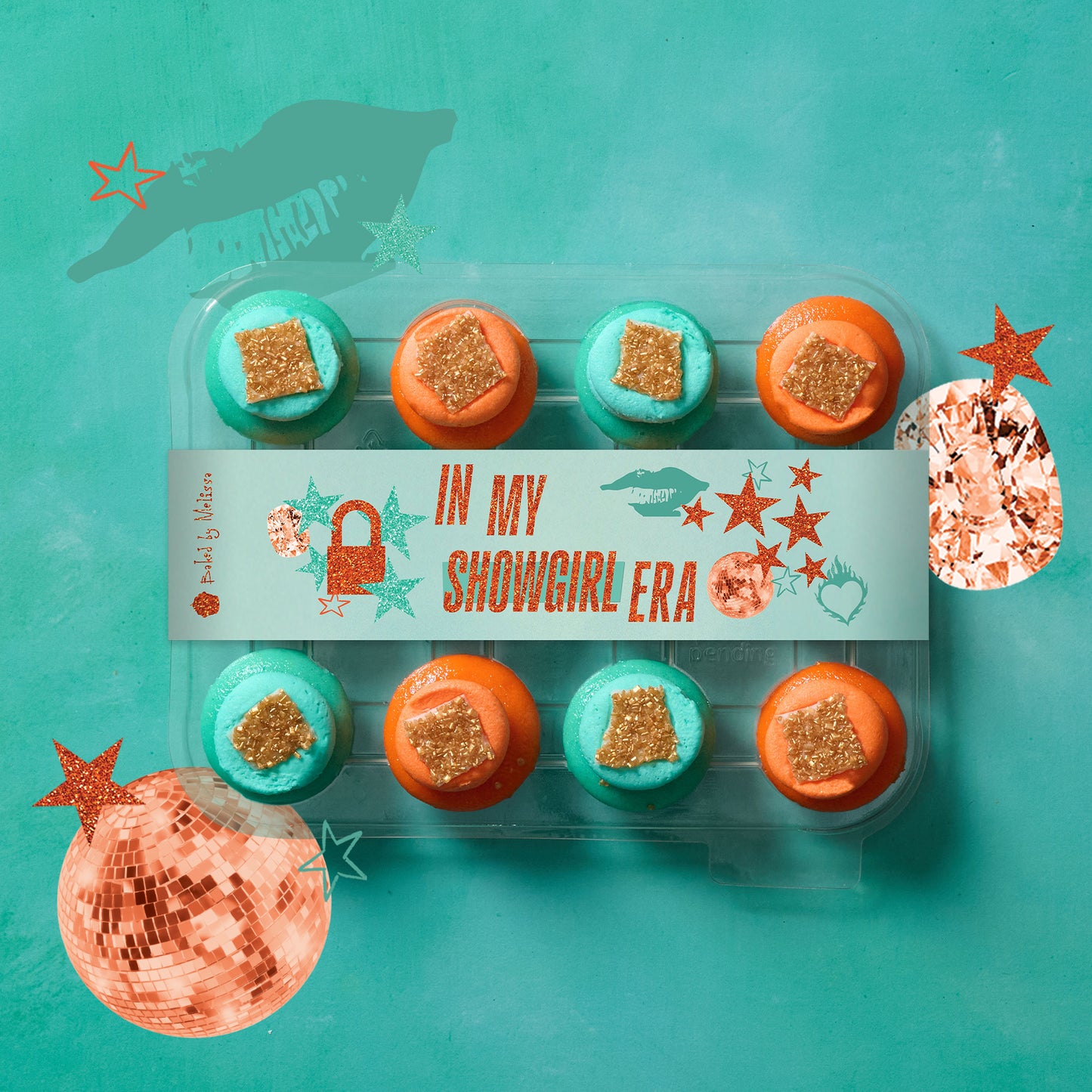 Showgirl Cupcakes 12-Pack (Bundle of 2)