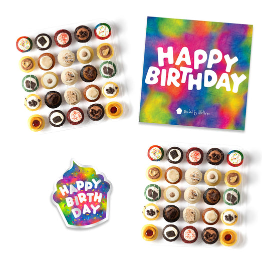 Groovy Birthday Essentials Gift Box 50-Pack & Birthday Card