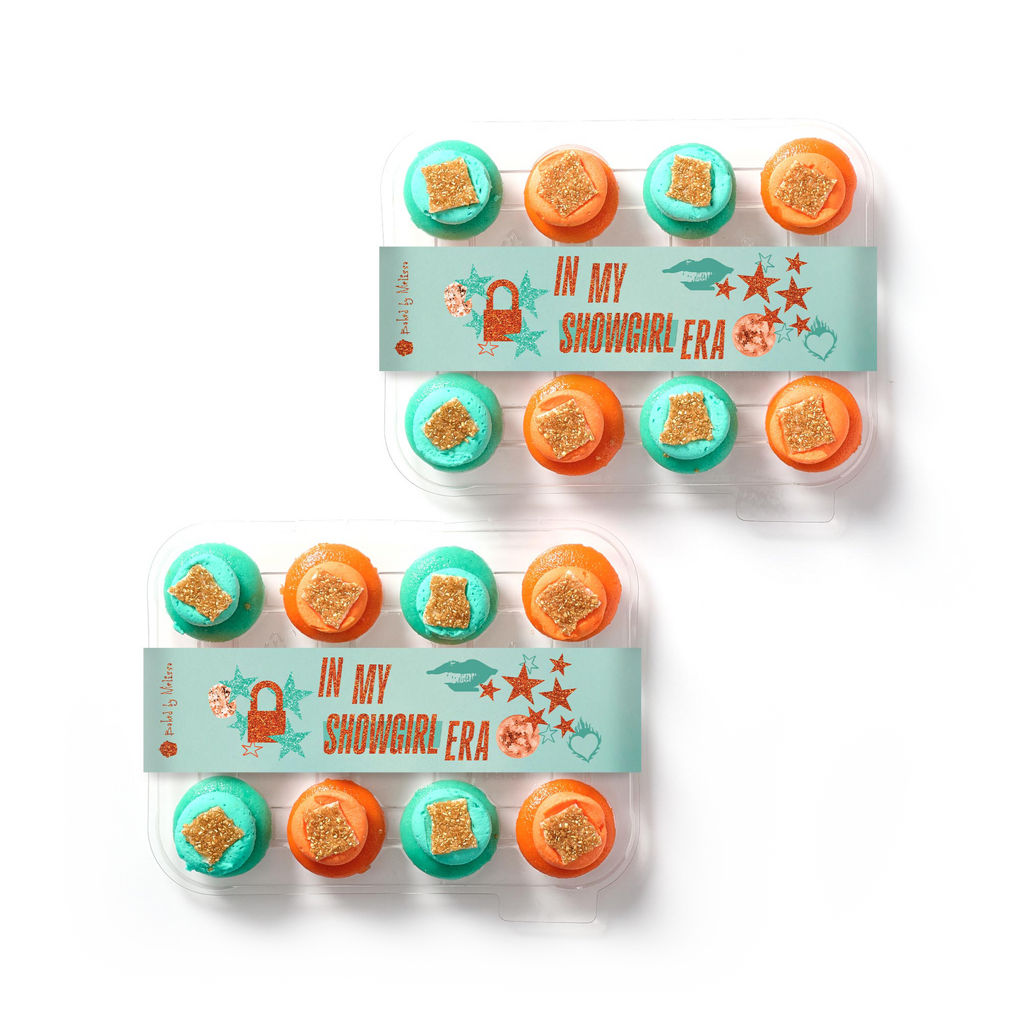 Showgirl Cupcakes 12-Pack (Bundle of 2)