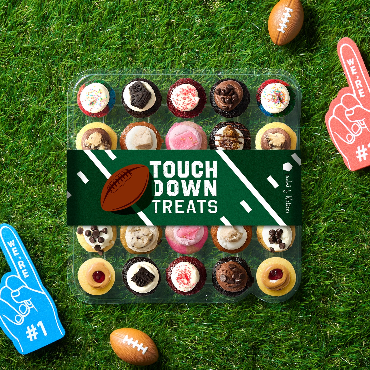 Football Cupcakes