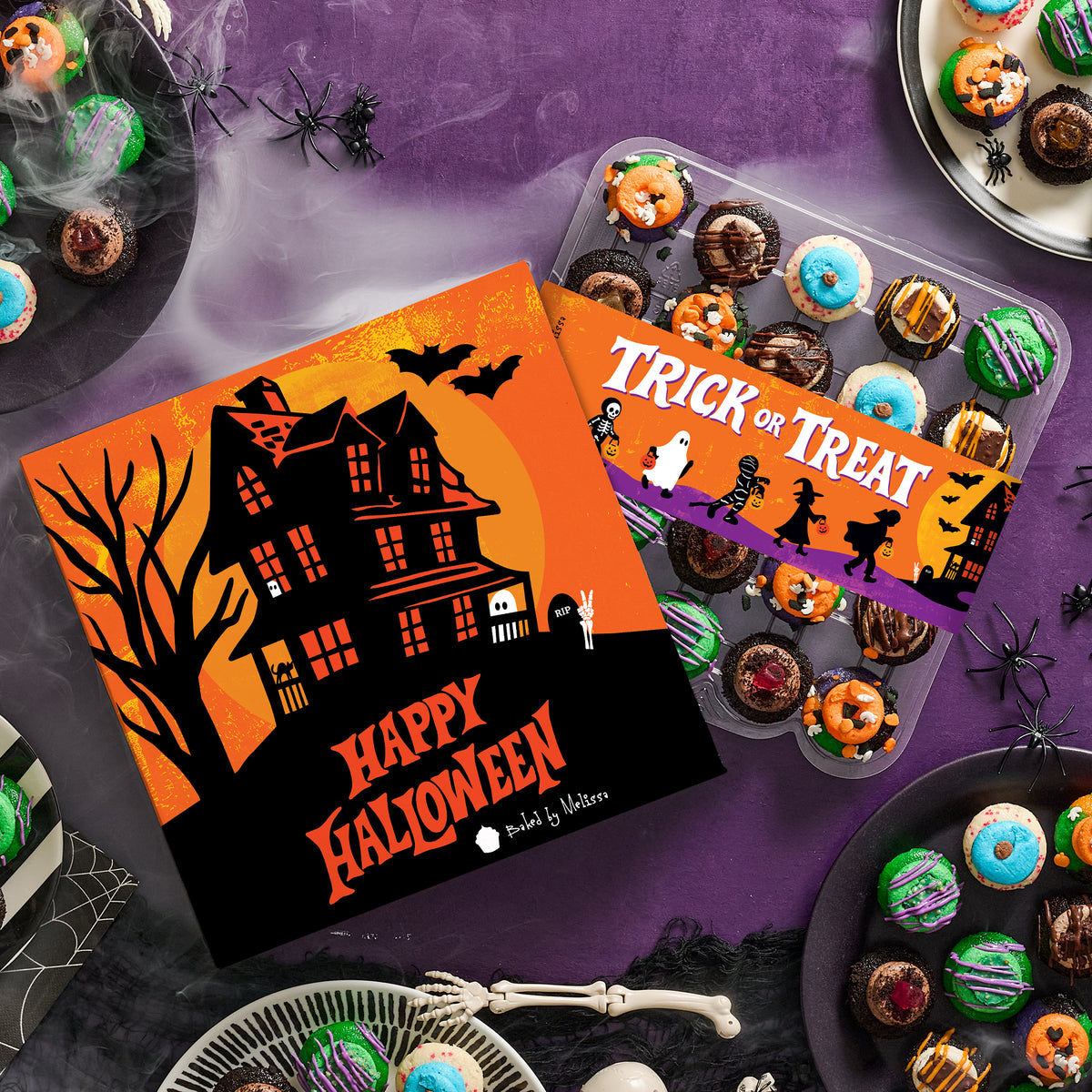 Halloween Gift Box w/ Monster Mash Cupcakes 25-Pack