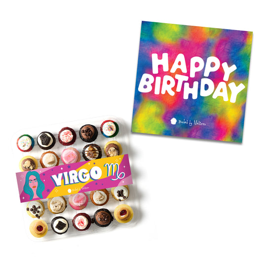 Birthday Gift Box 25-Pack w/ Zodiac Cupcakes