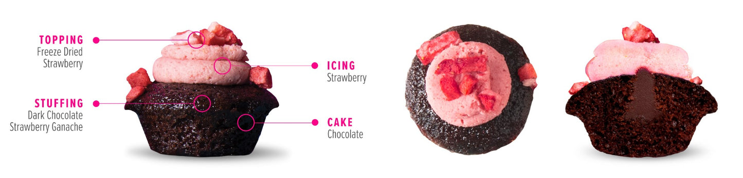 Chocolate Strawberry Cupcake