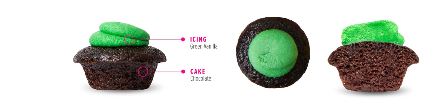 Green Chocolate Cupcake
