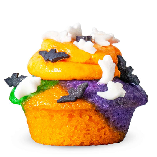 Spooky Tie-Dye Cupcake