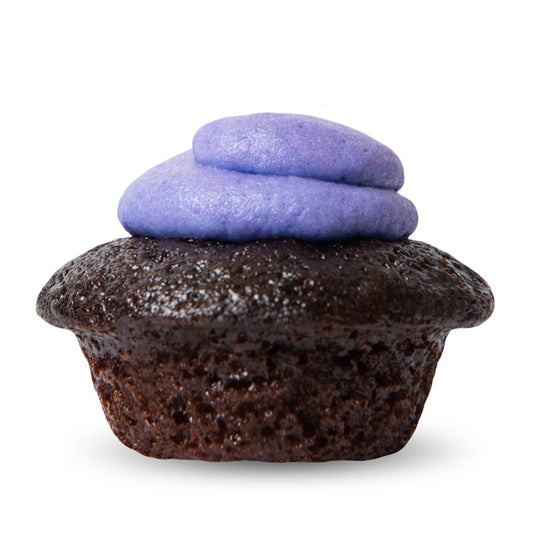 Purple Chocolate Cupcake