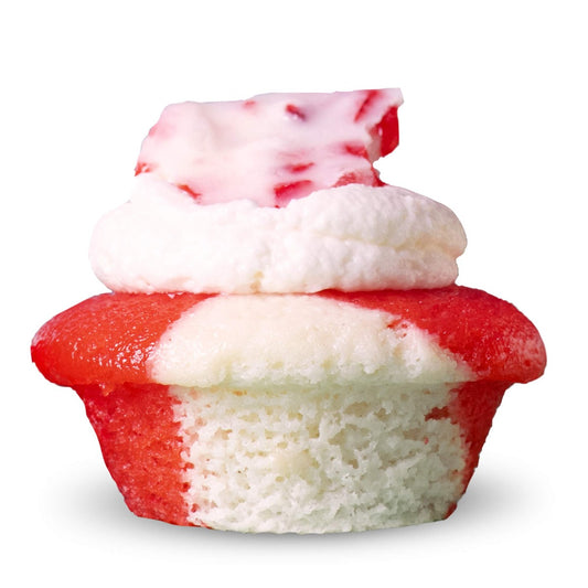Candy Cane Cupcake