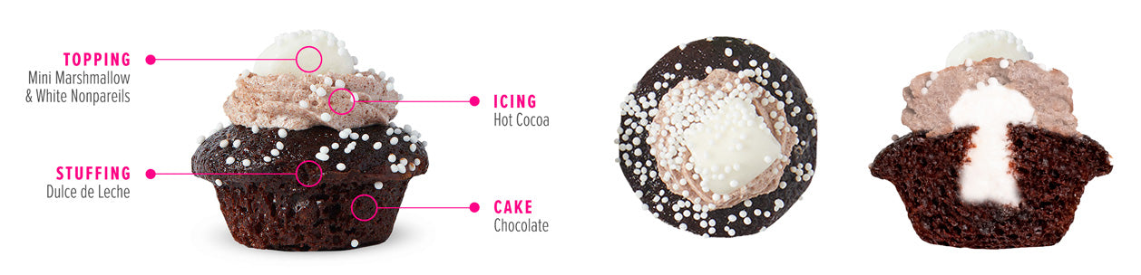 Caramel Hot Cocoa Cupcake