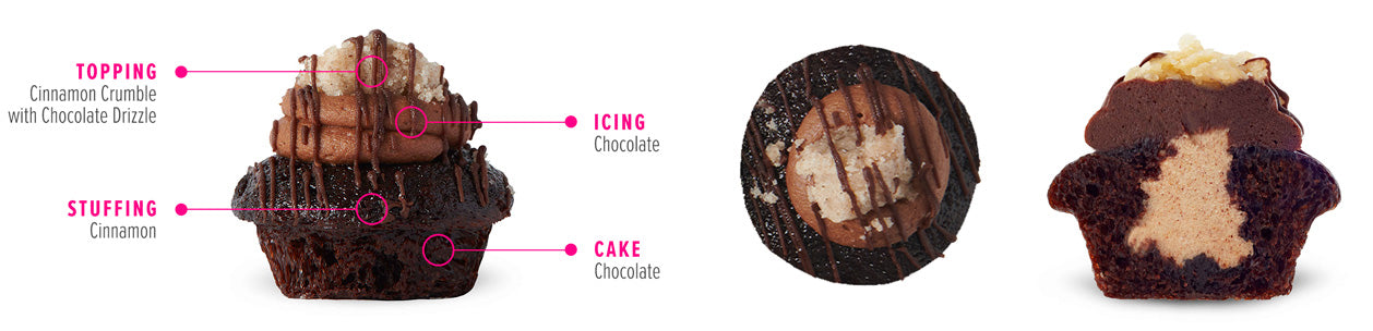 Chocolate Babka Cupcake