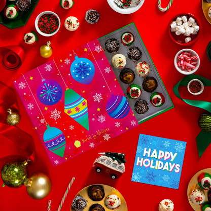 Holiday Card & Holly Jolly Gift Box 25-Pack