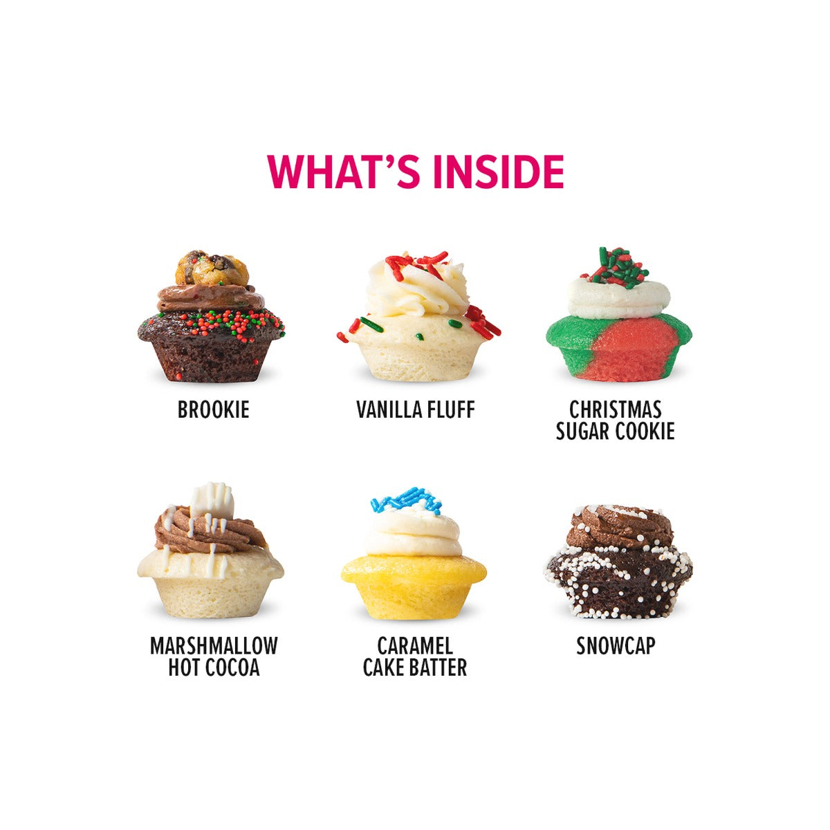 Merry Mix Cupcakes 3-Pack (Bundle of 12)