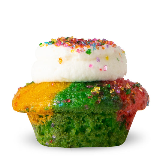 Gluten Free Tie-Dye Cupcake