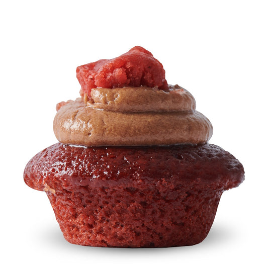 Red Velvet Crumble Cupcake