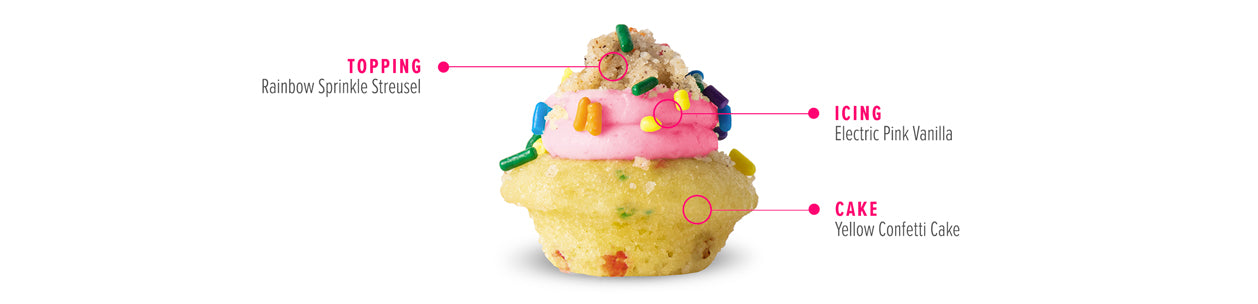 Confetti Babka Cupcake