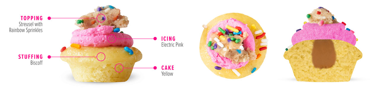 Rainbow Sprinkle Babka Cupcake