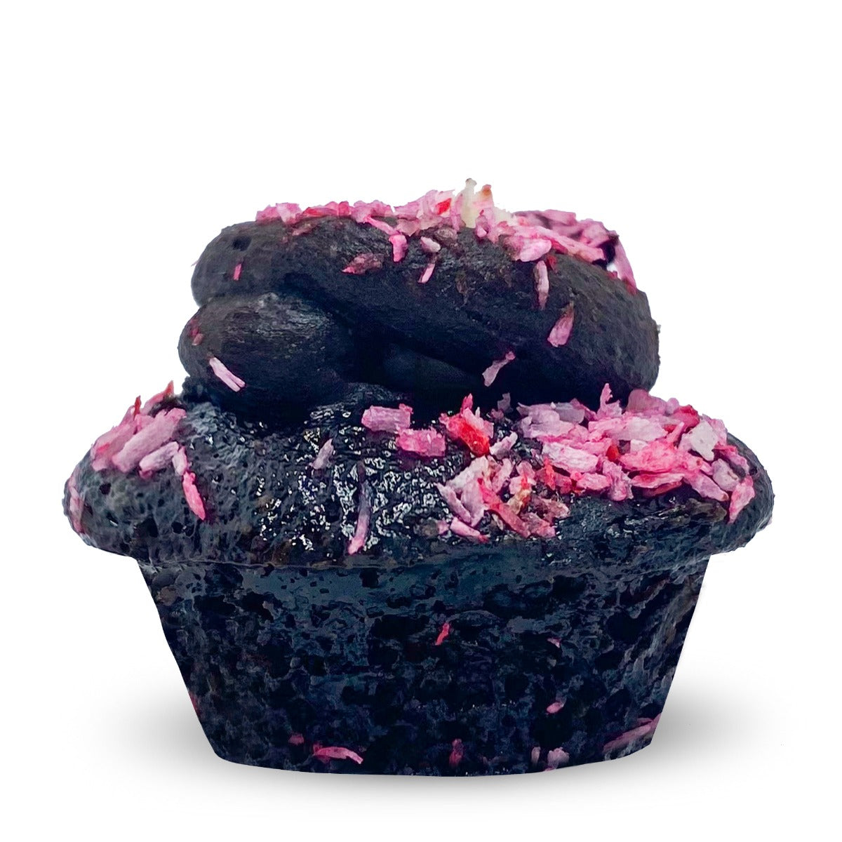 Vegan Dark Chocolate Coconut Cupcake
