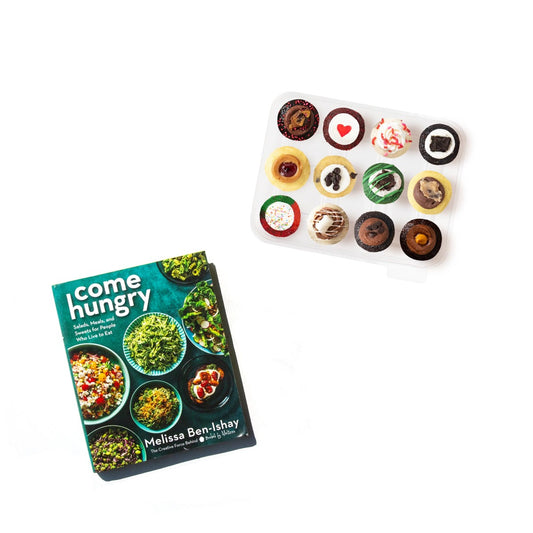 Come Hungry Cookbook & Cupcakes 12-Pack