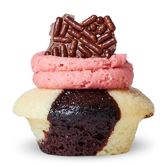 Neapolitan Cupcake