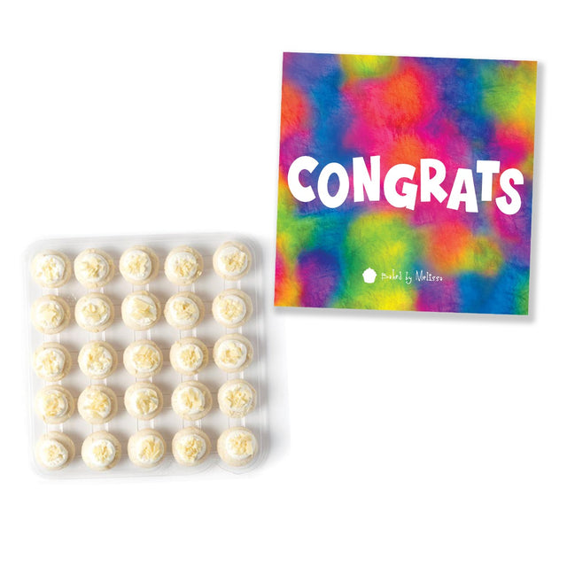 Congrats Gift Box Wedding Cupcakes 25-Pack