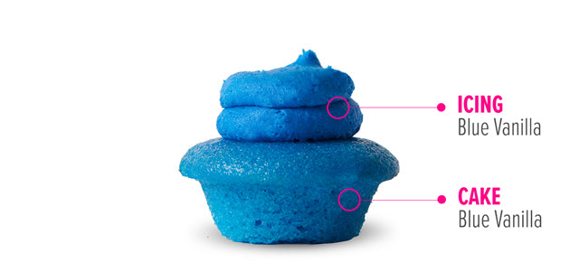 Blue Vanilla Cupcake
