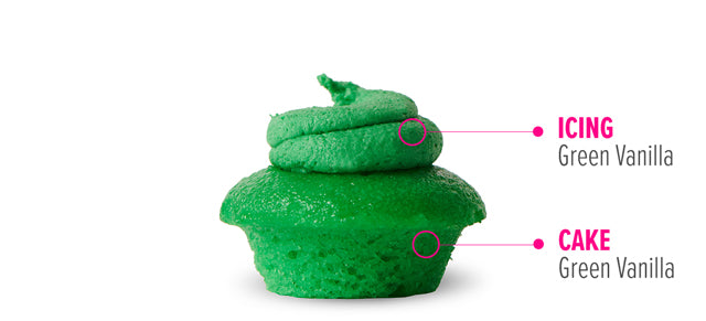 Green Vanilla Cupcake