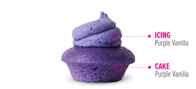 Purple Vanilla Cupcake