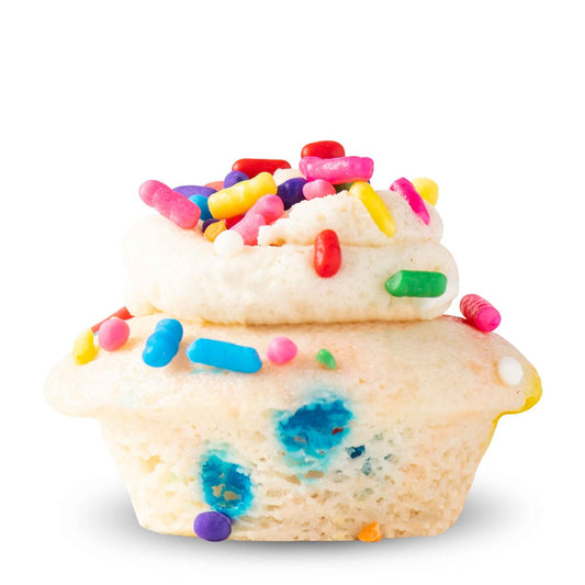 Confetti Cookie Dough Cupcake