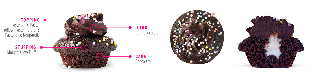 Chocolate Fluff Cupcake