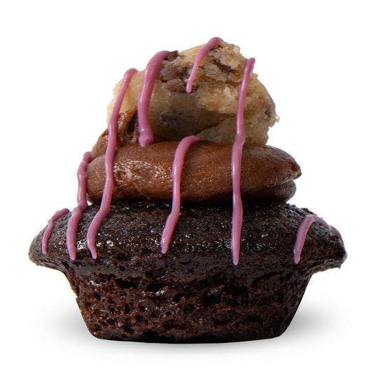Double Chocolate Cookie Dough Cupcake