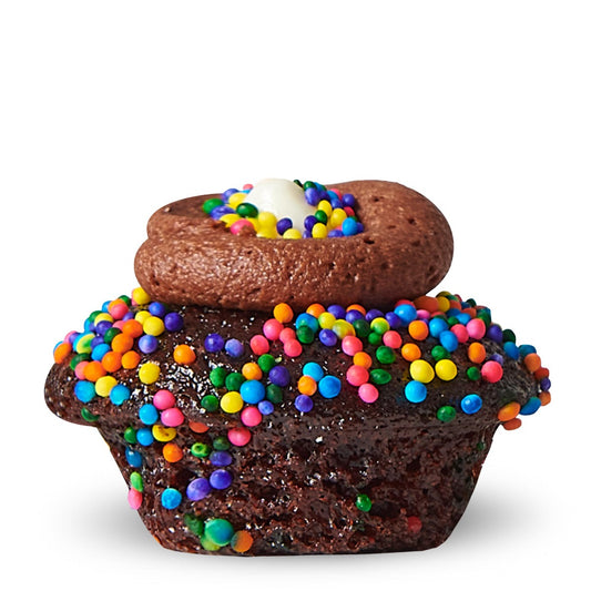 Psychedelic Snowcap Cupcake
