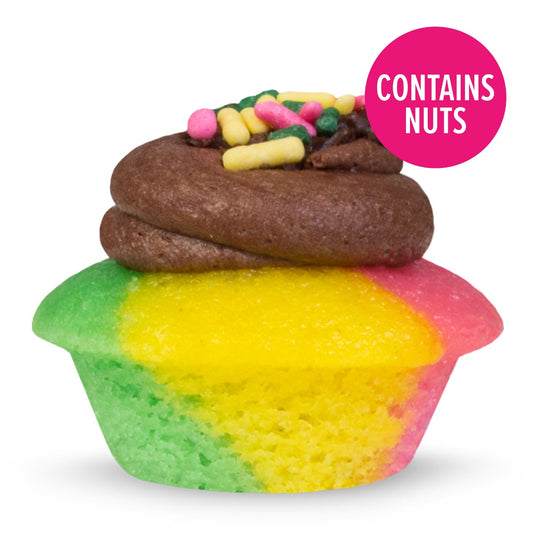 Rainbow Cookie Cupcake