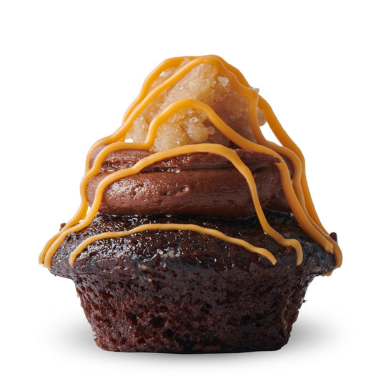 Chocolate Caramel Cookie Cupcake