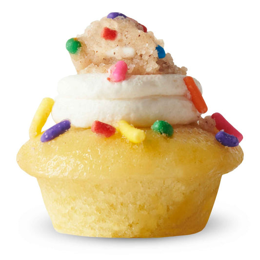 Cake Batter Crumble Cupcake
