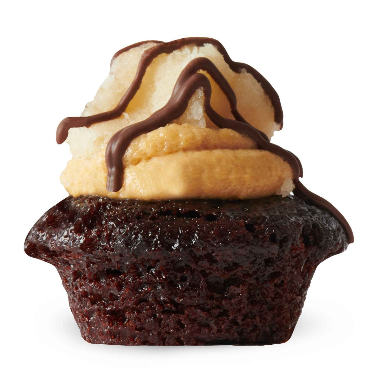 Chocolate Caramel Crumble Cupcake