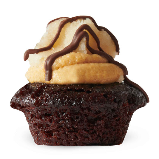 Chocolate Caramel Crumble Cupcake