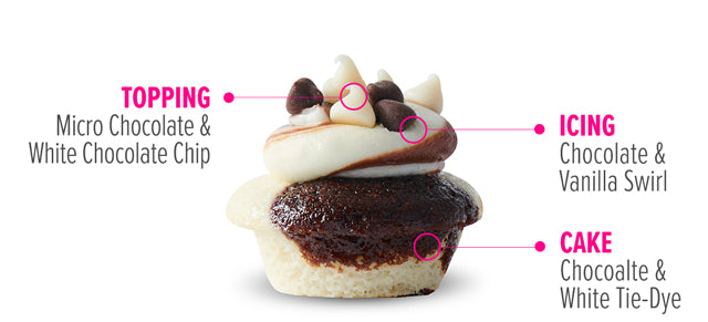 Black & White Cookie Cupcake