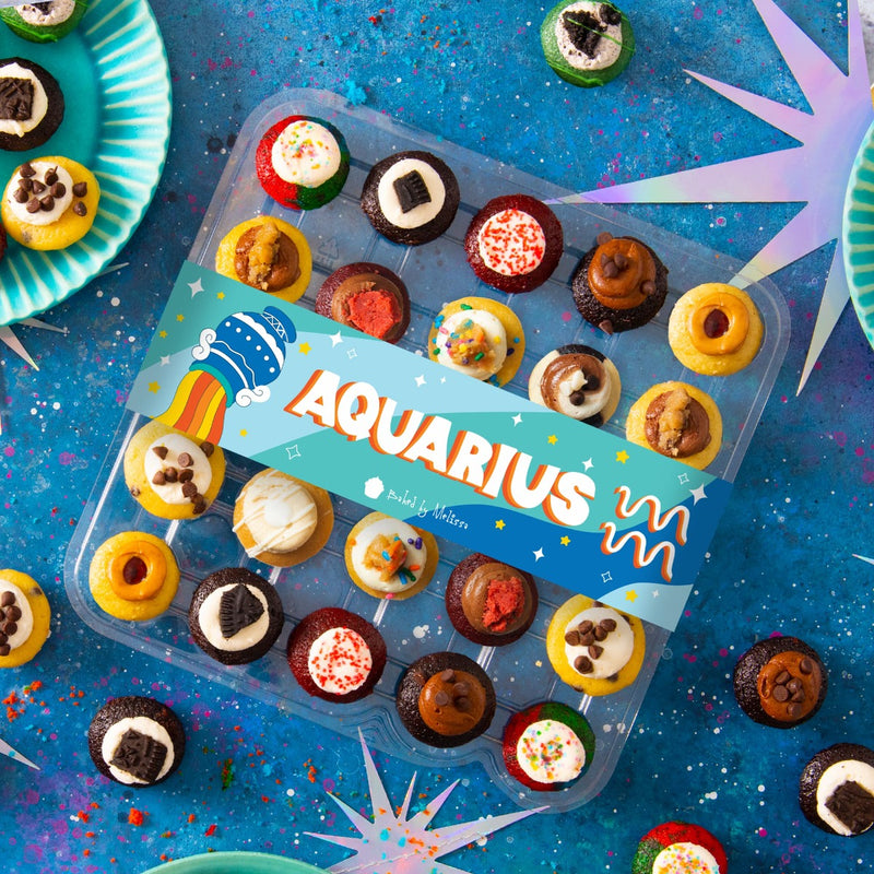 Aquarius Cupcakes 25-Pack