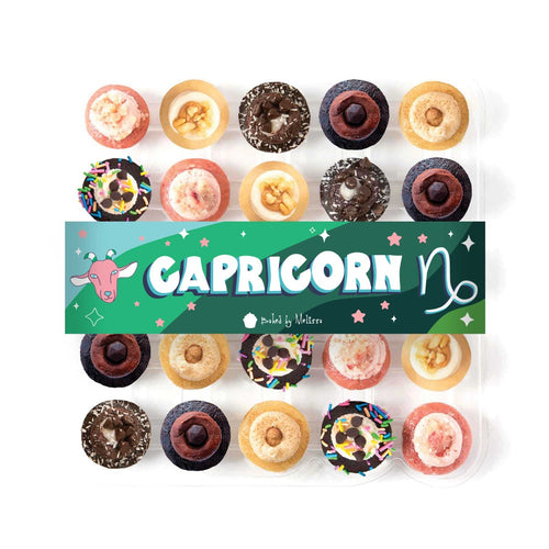 Image of the VEGAN CAPRICORN cupcake assortment