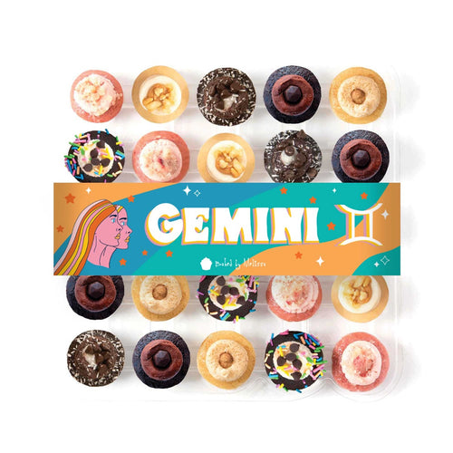 Image of the VEGAN GEMINI cupcake assortment