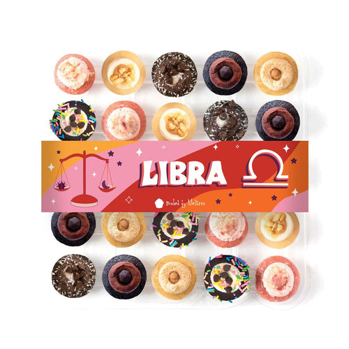 Image of the VEGAN LIBRA cupcake assortment