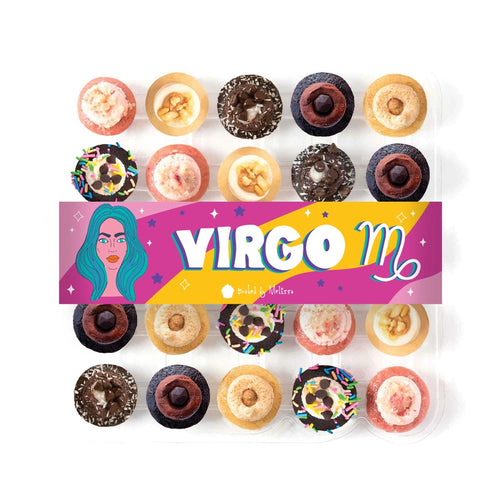 Image of the VEGAN VIRGO cupcake assortment