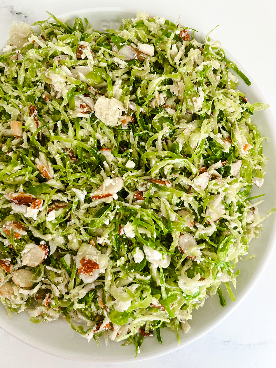 Shaved Brussels Sprouts Salad