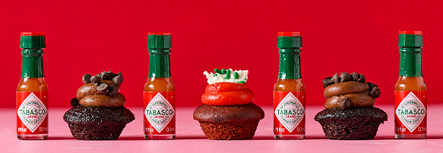 TABASCO® x Baked by Melissa Cupcakes