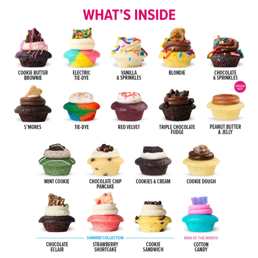 All The Flavors Cupcakes 100-Pack