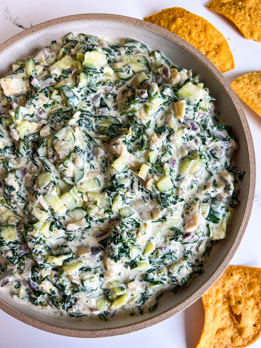 Spinach & Artichoke Dip - Baked by Melissa