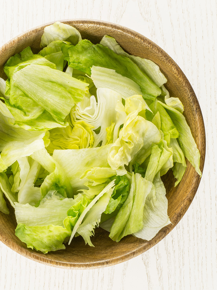 Garlic Iceberg Salad - Baked by Melissa