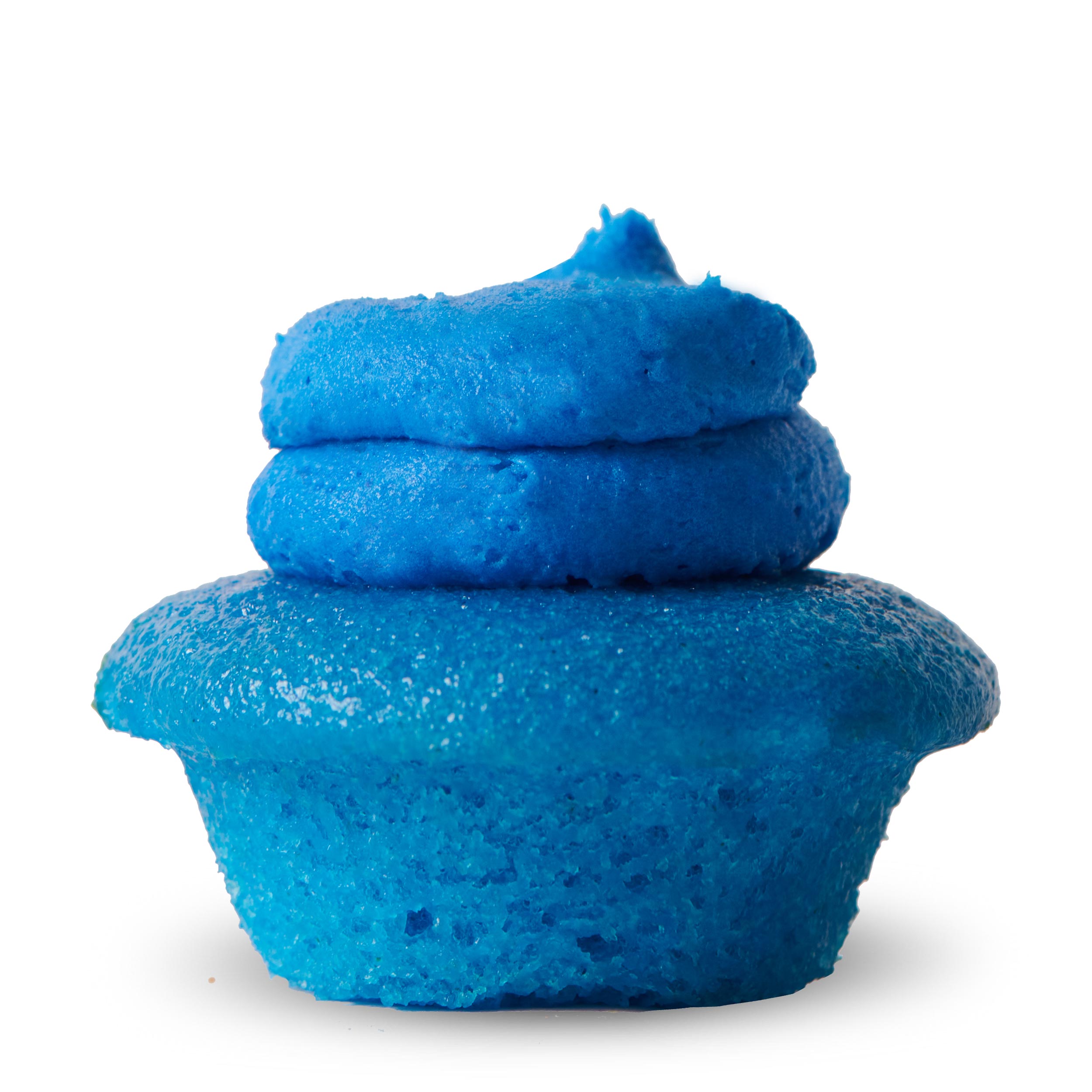 Pride Blue Vanilla Cupcake
