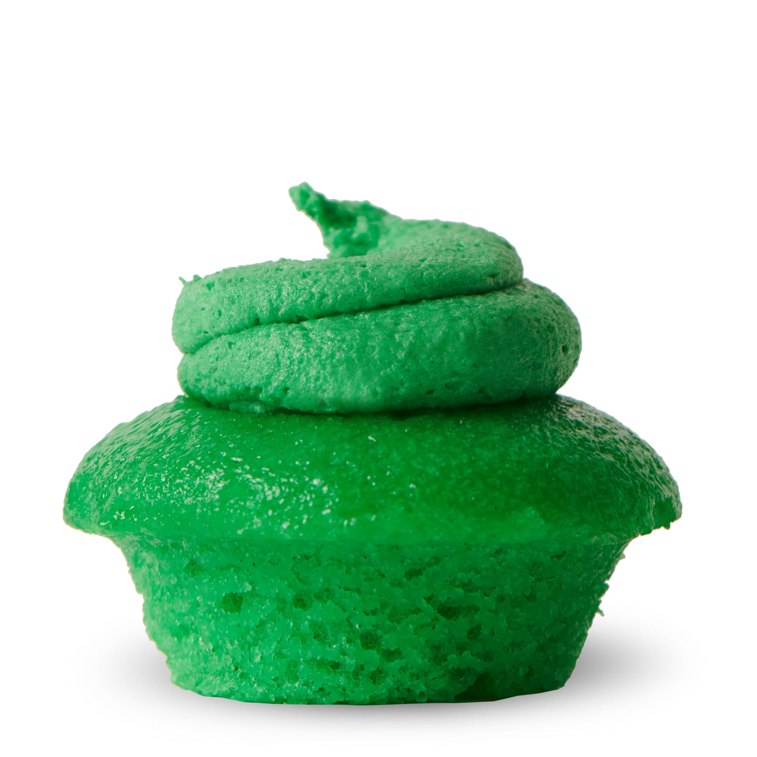 Pride Green Vanilla Cupcake