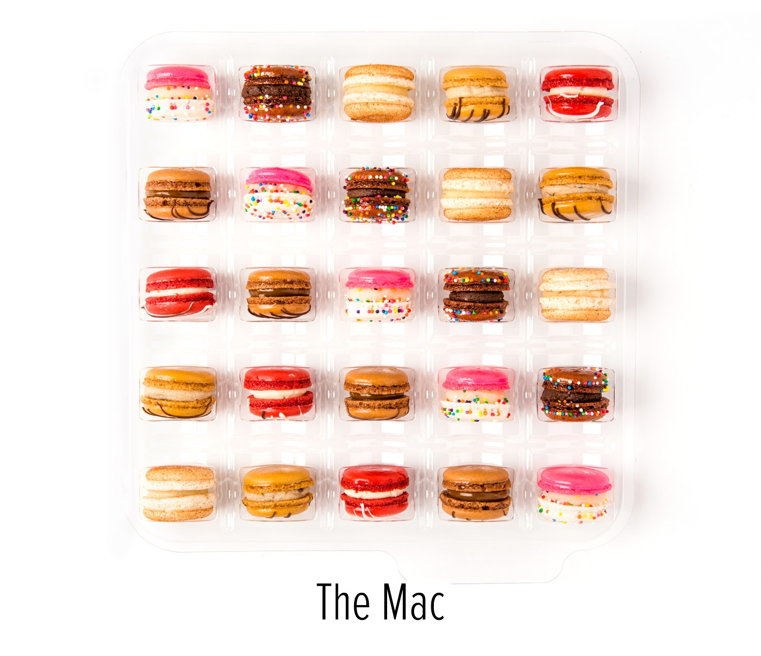 the Mac pack bite size macarons