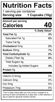 Nutrition Label